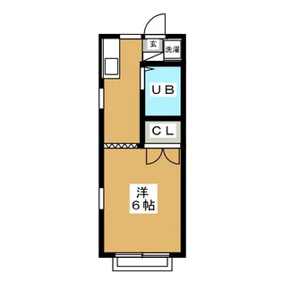 サニーフラット【2階】の間取り