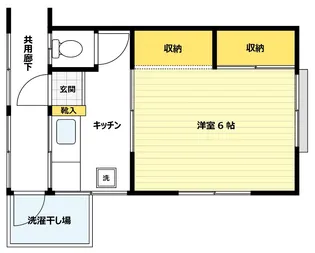 栗原荘【2階】の間取り