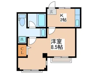 第2村上ビル【3階】の間取り