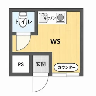 ツインズ向ヶ丘A【1階】の間取り