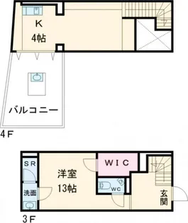 Colesso JIYUGAOKAの間取り