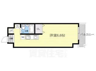 リュヴァン豊中柴原【4階】の間取り