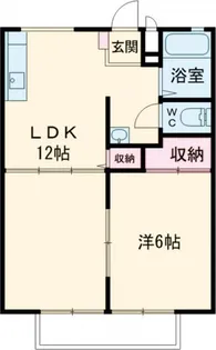 ハイツタツミ(禁煙物件)【1階】の間取り