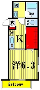 FERIO錦糸町【2階】の間取り