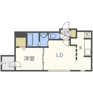 Resonate南7条【4階】の間取り