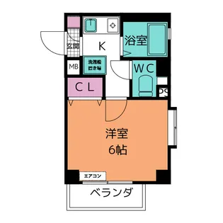プロクシースクエア山ノ手【3階】の間取り