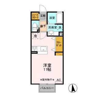 アルモヴィレッタ【2階】の間取り