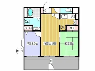 ワコーレ所沢III【1階】の間取り