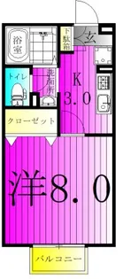 ヴィクトリア【2階】の間取り