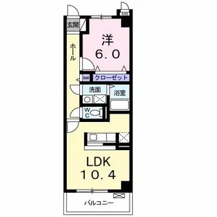 ベルテックス【1階】の間取り