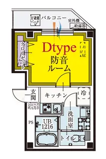 b’CASA九品仏【2階】の間取り