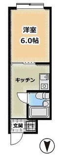 セントポールアピタ【1階】の間取り