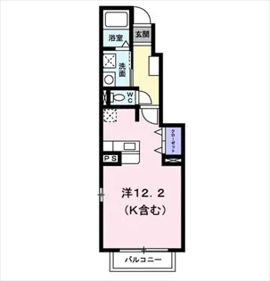 フォンターナ【1階】の間取り