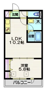 Lithos(リトス)【2階】の間取り
