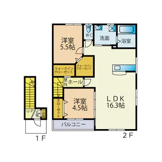レジデンス桜【2階】の間取り
