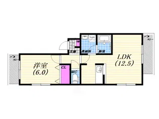 メゾン三条【2階】の間取り