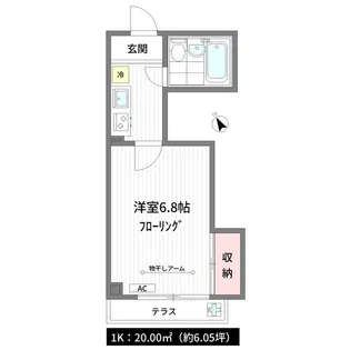 ハイム・ヤマモト【1階】の間取り