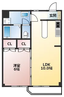 I.S COURT【3階】の間取り