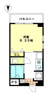 アミュレットナカダ【1階】の間取り