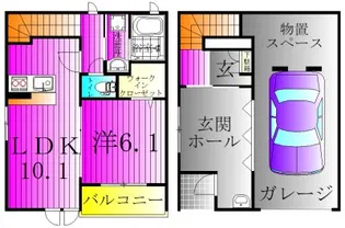 Sun Lives~さんりぶす~の間取り