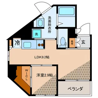 コンフォ-トレジデンス雑司が谷【6階】の間取り