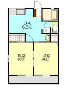 メゾンリバティ【1階】の間取り