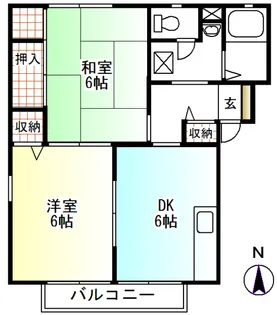 パークコート神敷台【2階】の間取り
