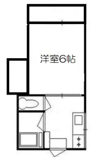 ハイツ旧谷【2階】の間取り