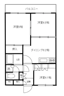 セザール相模原【2階】の間取り