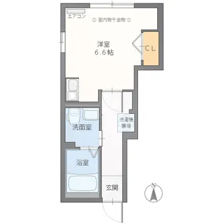サンメゾンcoco A・D【1階】の間取り