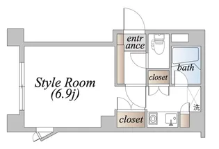 泉町パークマンション【2階】の間取り