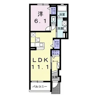 ファミーユ コトー【1階】の間取り