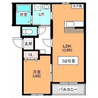 インフィニティ【1階】の間取り