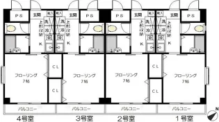 小川第3マンション【3階】の間取り
