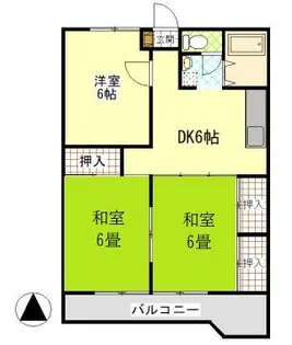 3DKの間取り画像