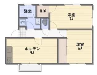 ウィンディア花水木【2階】の間取り
