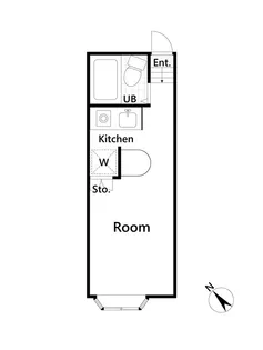 サンファン海老名【1階】の間取り