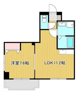 ザ・レジデンス元魚【9階】の間取り