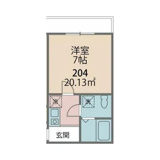 カインドネス秦野【2階】の間取り