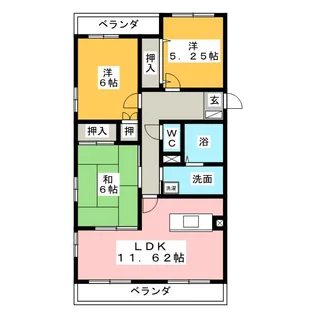 PROUD【2階】の間取り