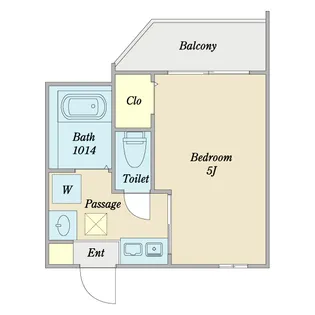 1Kの間取り画像