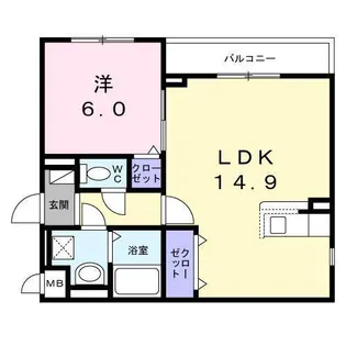 ベース373【3階】の間取り