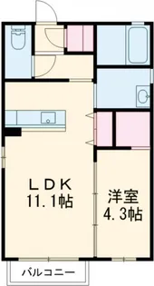ブランエール M【2階】の間取り