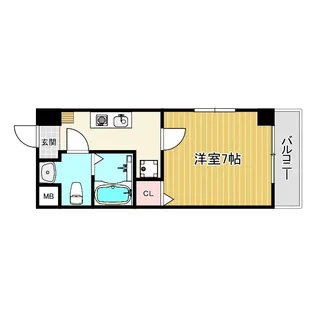 スカイヒル名谷【1階】の間取り