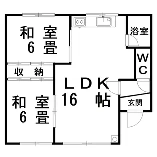 K-2【1階】の間取り
