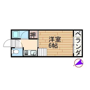 ヴィブレ【1階】の間取り