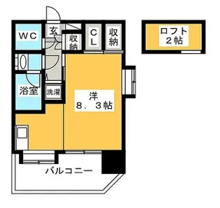 福岡県福岡市南区高宮5【マンション】の間取り