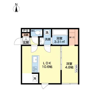 Lauren駅南【1階】の間取り