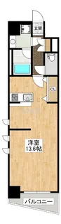 セレッソコート上本町EAST【5階】の間取り