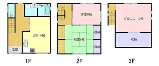 福井県福井市照手町4【一戸建】の間取り
